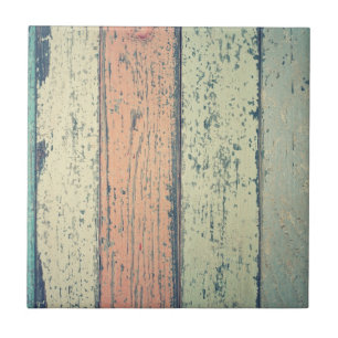 Rustic Wood Slats Ceramic Tile