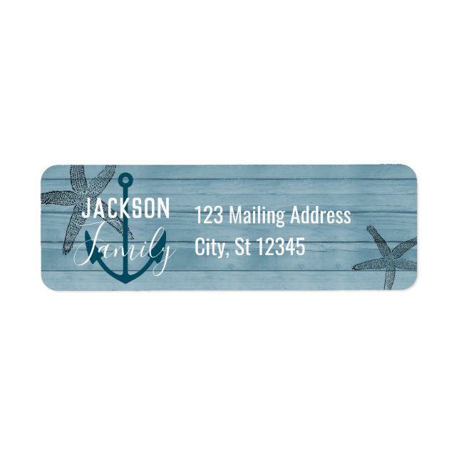 Rustic Wood Starfish Custom Family Beach House (Front)