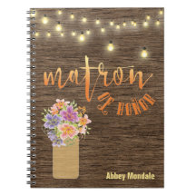 Rustic Wood String Lights “Matron-of-Honour”