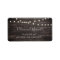 Rustic Wood String Lights Return Address Label