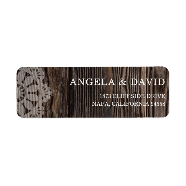Rustic Wood String lights Wedding (Front)