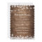 Rustic Wood String Lights Winter Rehearsal Dinner