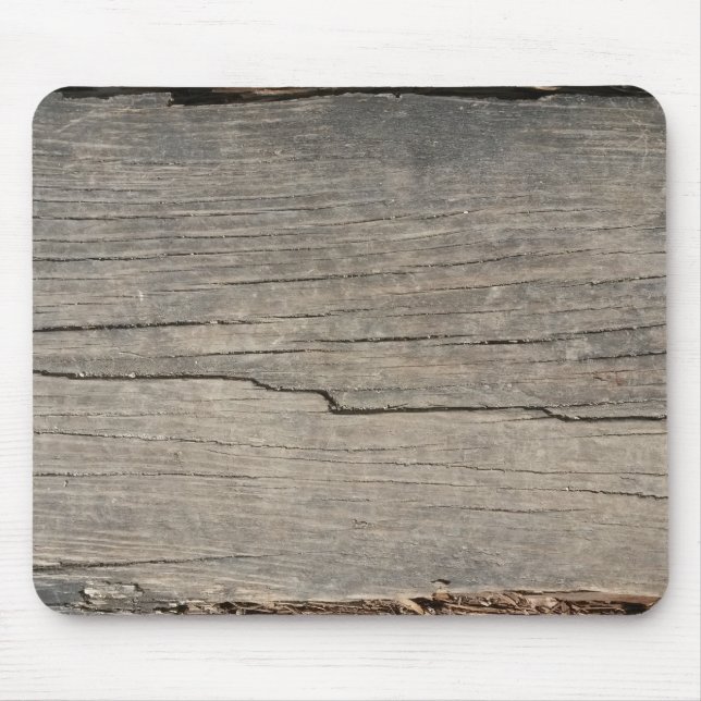 Rustic Wood Texture Mouse Mat (Front)