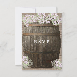 Rustic Wood, Winery, Country, Wedding Response