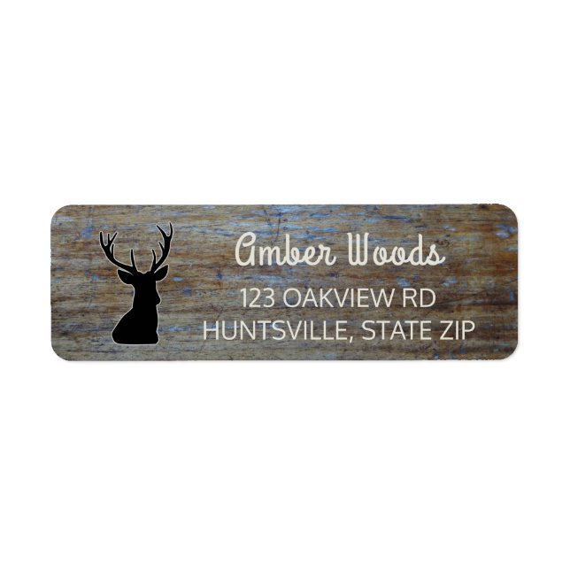 Rustic Wood | Woodland Buck Deer (Front)