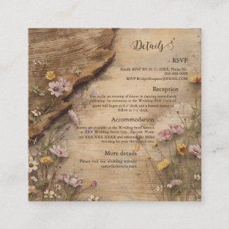 Rustic Wooden Bohemian Floral Wedding  Enclosure C