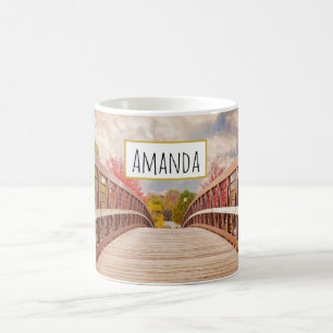 Rustic Wooden Bridge in the Country Coffee Mug