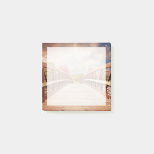 Rustic Wooden Bridge in the Country Post-it Notes