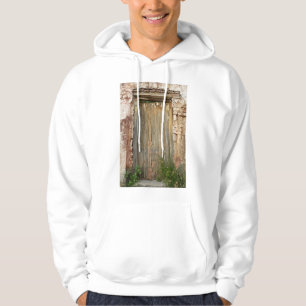 Rustic Wooden Doorway In Mexico Hoodie