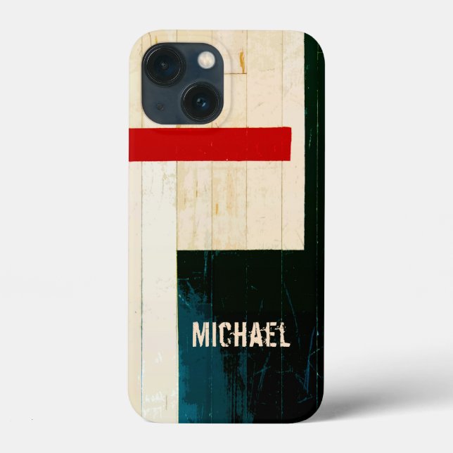 Rustic Wooden Floor Lines and Markings Case-Mate iPhone Case (Back)