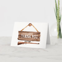 Rustic Wooden Western Cowboy Gun Baby Shower