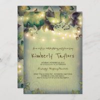 Rustic Woodland Barn String Lights Birthday Party
