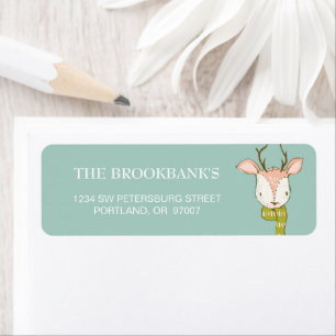 Rustic Woodland Deer Christmas Holiday
