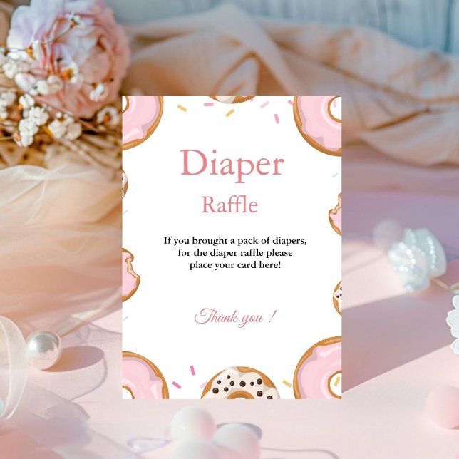 Rustic Woodland Diaper raffle baby shower sign (Creator Uploaded)