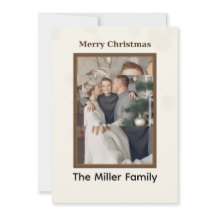 Rustic Woodland Family Christmas Photo