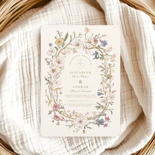 Rustic Woodland Fern Wedding Invitation (Creator Uploaded)