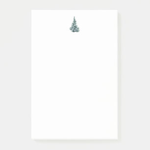 Rustic Woodland Forest Christmas Tree  Post-it Notes
