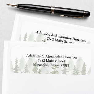 Rustic Woodland Forest Green Wedding