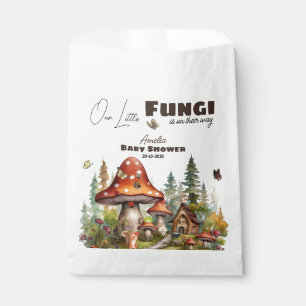 Rustic Woodland Forest Mushroom Baby Shower Fall Favour Bags