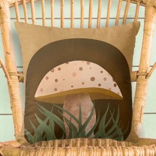 Rustic Woodland Mushroom Cute Cushion