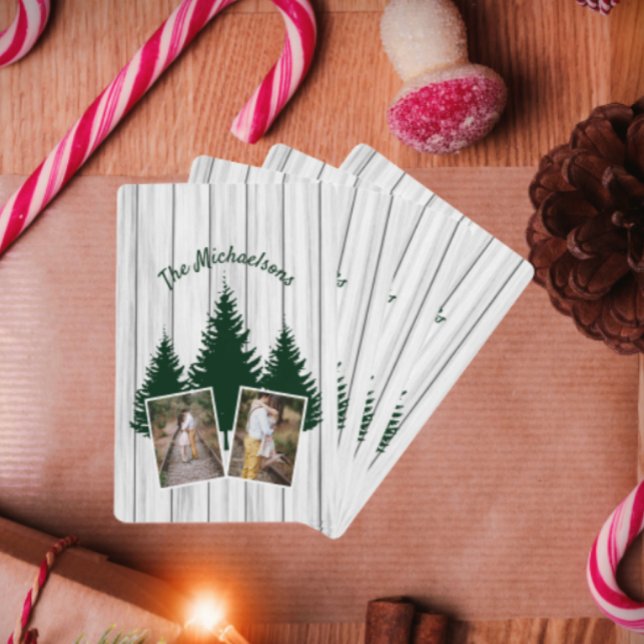 Rustic Woodland Photo Playing Cards (Creator Uploaded)