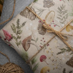 Rustic Woodland Watercolor Woodsy Mushroom Forest  Tissue Paper<br><div class="desc">Embrace the whimsy of the season with our enchanting watercolor woodland woodsy mushroom green Christmas tissue paper! It's the perfect way to wrap your gifts with a little artistic magic this holiday season. Our whimsical and charming design is bursting with our hand-painted watercolor mushrooms, winter greenery, and berries. Spread joy...</div>