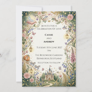 Rustic Woodland Wedding Invitation