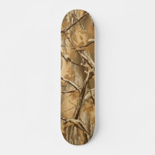 Rustic Woods Texture Pattern with Natural Grain Skateboard