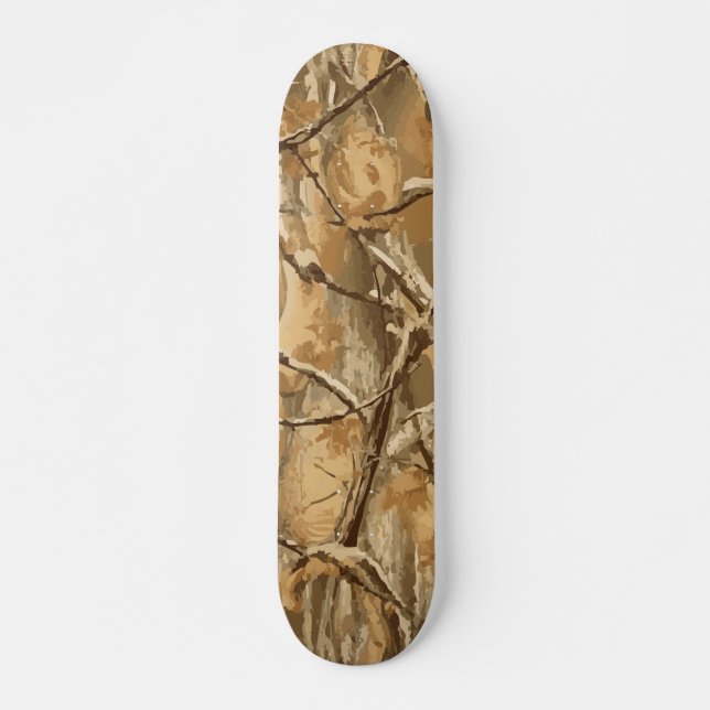 Rustic Woods Texture Pattern with Natural Grain Skateboard (Front)