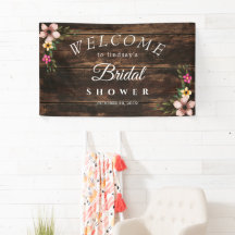 :Rustic Woodsy Elegant Country Bridal Shower Sign