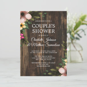 Rustic Woodsy Elegant Country Party Invitation