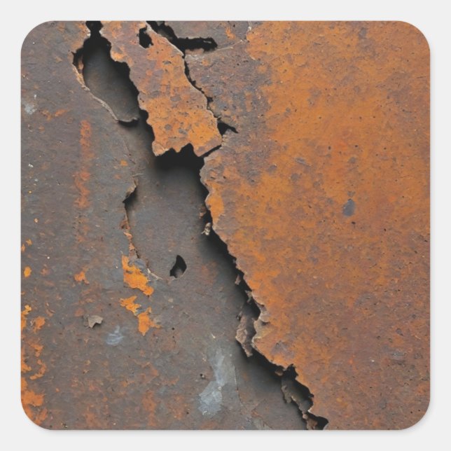 Rustic 'Worn' Metal Golf Ball Sticker (Front)