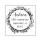 Rustic Wreath | Family Name Return Address