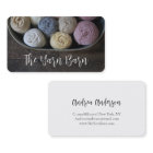 Rustic Yarn Knitting & Crochet Business Card