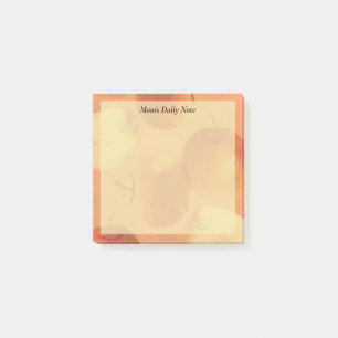 Rustic Yellow Apple Cottagecore Mum Daily Post-it Notes