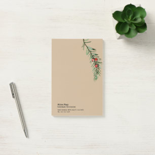 Rustic Yew tree branch Post-it Notes