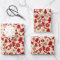 RusticRed Pattern Festive Christmas Wrapping Paper