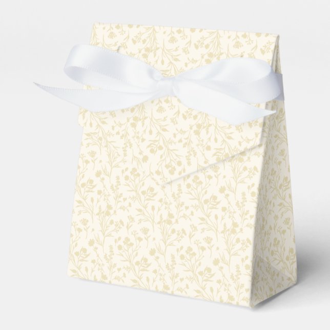Rustling Blooms Golden Wheat - Neutral Favour Box (Front Side)