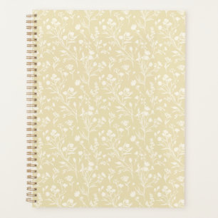 Rustling Blooms Neutral - Golden Wheat Planner