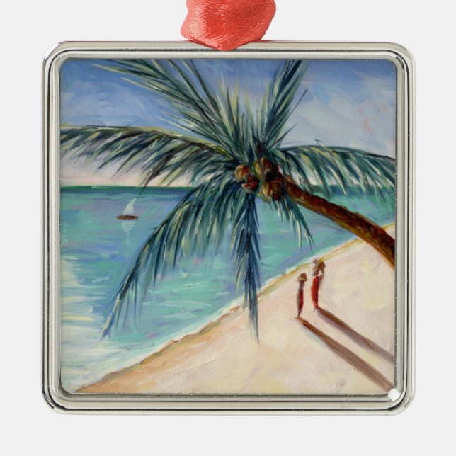 Rustling Palm 2004 Metal Tree Decoration (Front)