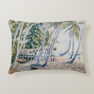 Rustling Palms Zanzibar 2002 Decorative Cushion