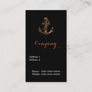 Rusty Anchor Business Card