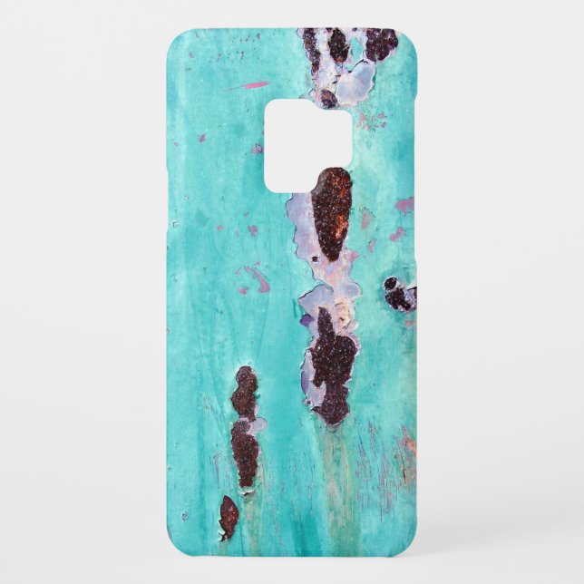 Rusty Aqua Metal Texture Samsung Galaxy S3 Case (Back)
