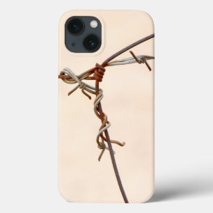 Rusty Barbed Wire Knot iPhone 13 Case