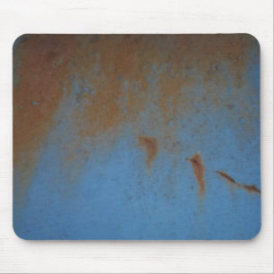 Rusty Blue background Mouse Mat