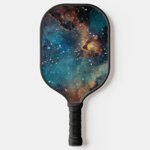 Rusty Blue Cloud Nebula Pickleball Paddle