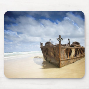Rusty Boat Mouse Mat