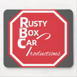 Rusty Boxcar Alternate Logo Mousepad