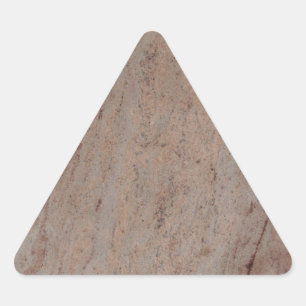 Rusty Brown Marble Triangle Sticker