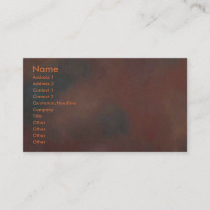 Rusty Business Card